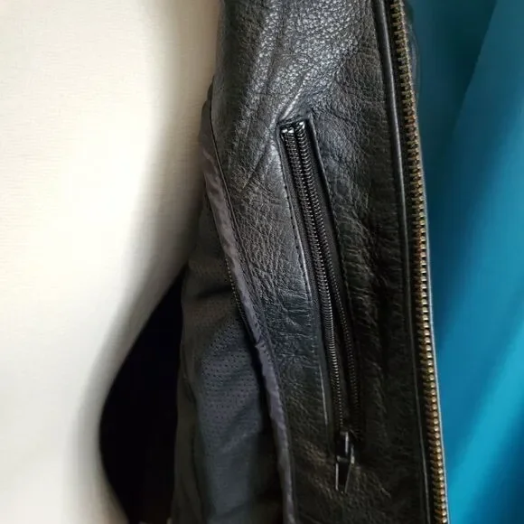 Heavy-duty Leather Jacket w/removable liner! Women's XS - Picture 5 of 9